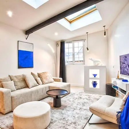 아파트 Deauville Luxury Blue Loft - Sauna And Inside Pool *