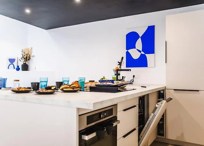 Deauville Luxury Blue Loft - Sauna And Inside Pool 公寓 滨海图维列