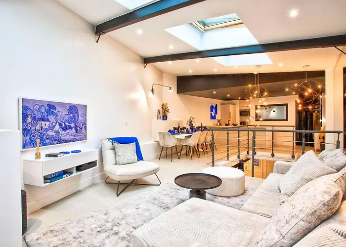 Deauville Luxury Blue Loft - Sauna And Inside Pool 公寓 滨海图维列