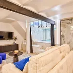 Deauville Luxury Blue Loft - Sauna And Inside Pool Daire *