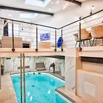 Deauville Luxury Blue Loft - Sauna And Inside Pool Daire *