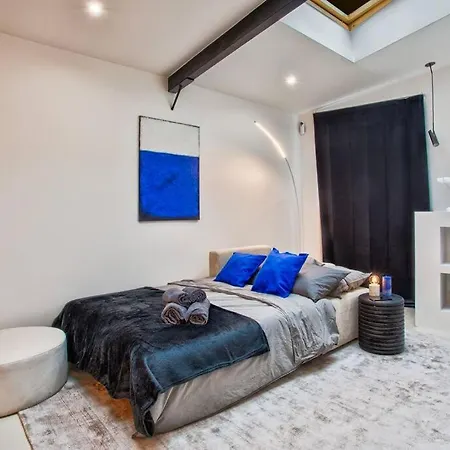 Deauville Luxury Blue Loft - Sauna And Inside Pool Apartment *