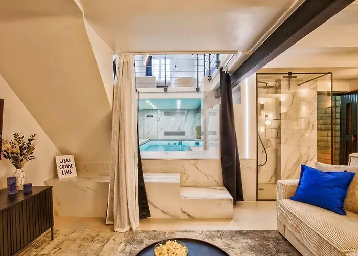 Appartamento Deauville Luxury Blue Loft - Sauna And Inside Pool *