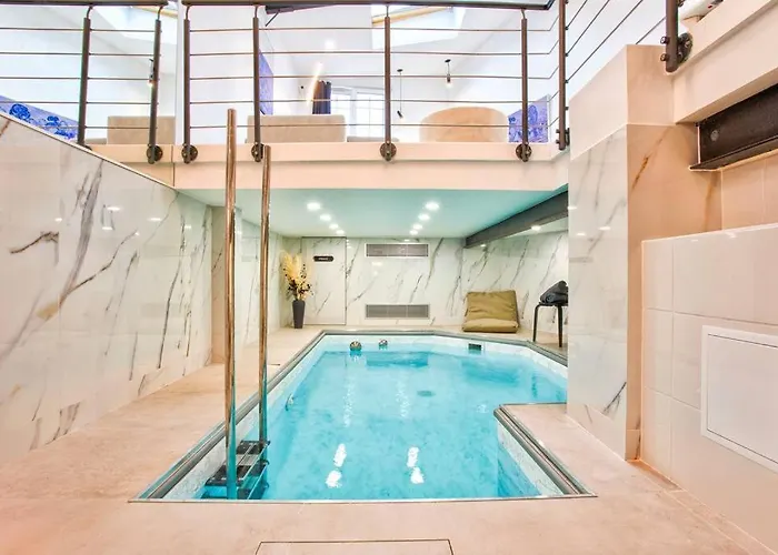 Lejlighed Deauville Luxury Blue Loft - Sauna And Inside Pool *